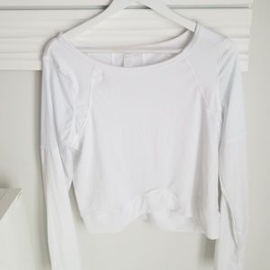 Long sleeve shirt M crop top
